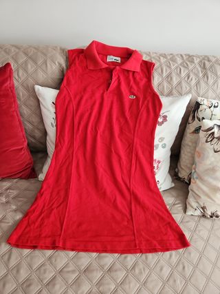 Vestido Lacoste rojo