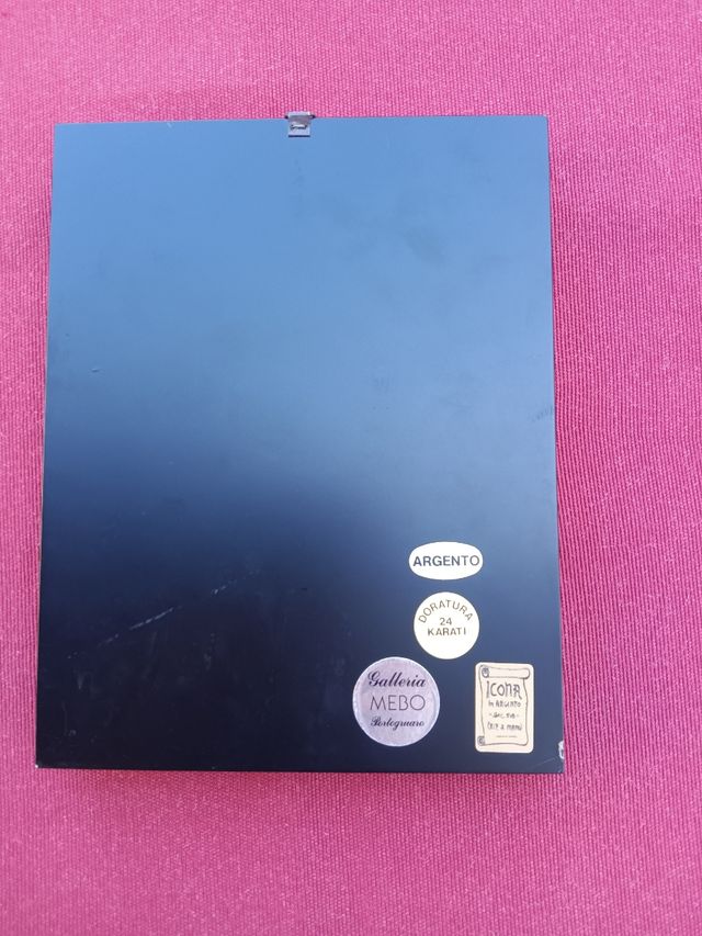 Icona  Madonna della tenerezza argento 925