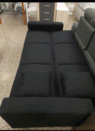 SUPER OFERTA SOFA CAMA KEILA NEGRO