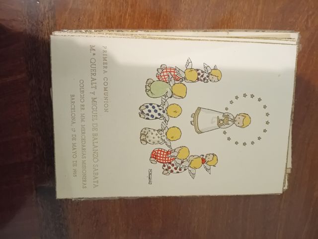 29 Estampas antiguas Primera Comunión años 40-60