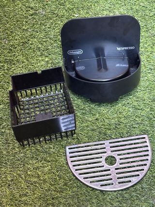Cesta cápsulas cafetera+frontal DeLonghi nespresso