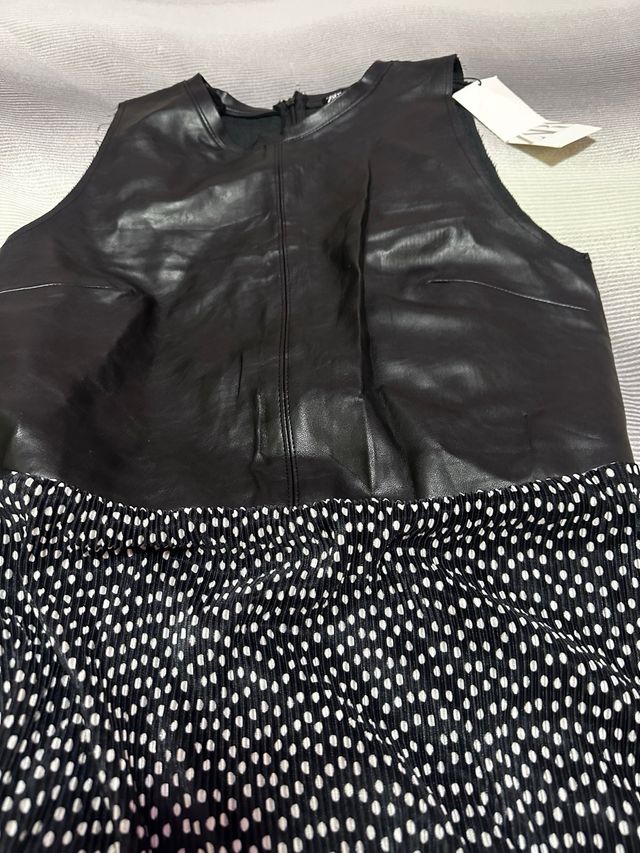 Vestido Zara - Negro y Blanco