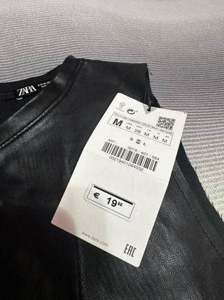 Vestido Zara - Negro y Blanco