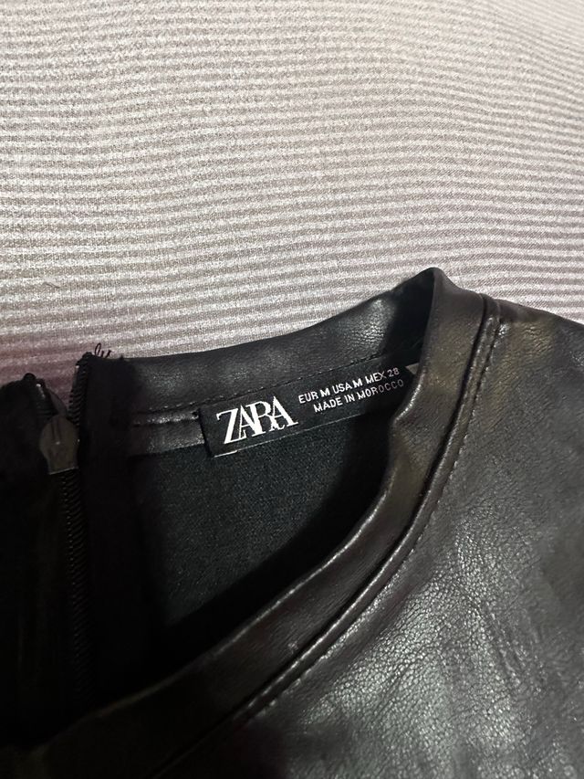 Vestido Zara - Negro y Blanco