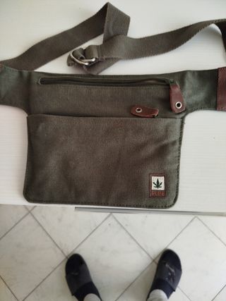 BORSELLO MARSUPIO IN VERA CANAPA SATIVA