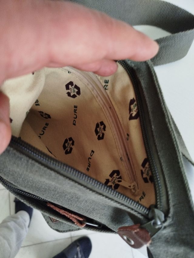 BORSELLO MARSUPIO IN VERA CANAPA SATIVA 