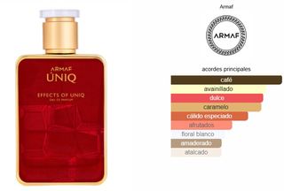 Perfume arabe uniq rojo