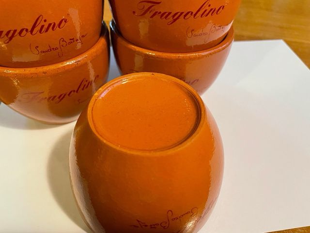 5 Ciotoline in terracotta - Fragolino