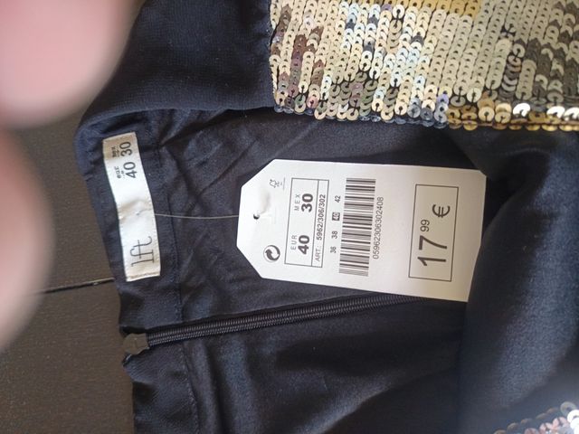 Falda de lentejuelas de Lefties