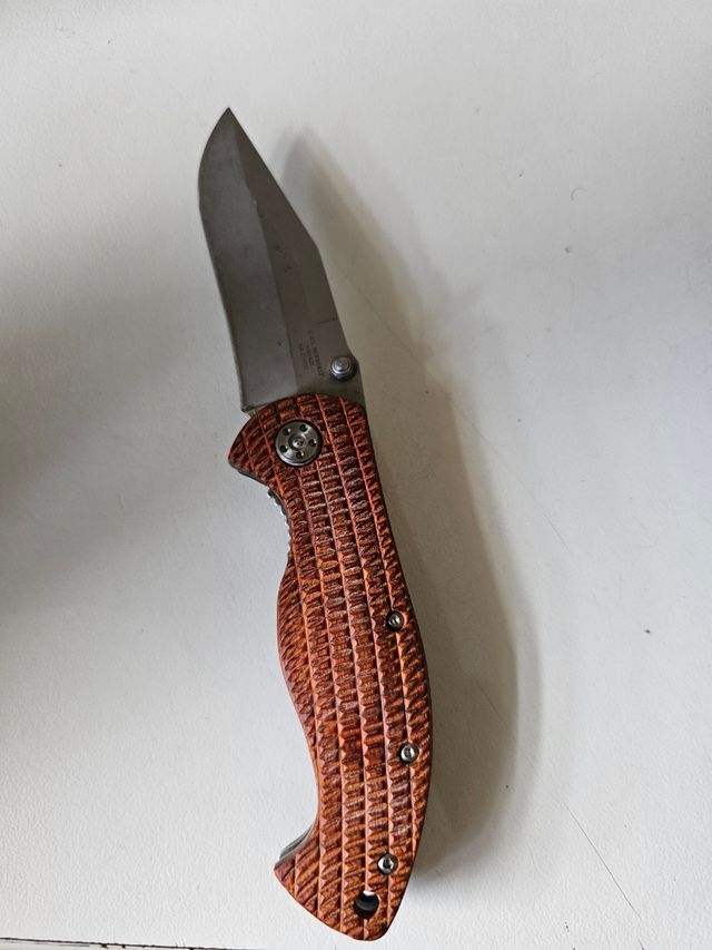 Plegable madera mango curioso