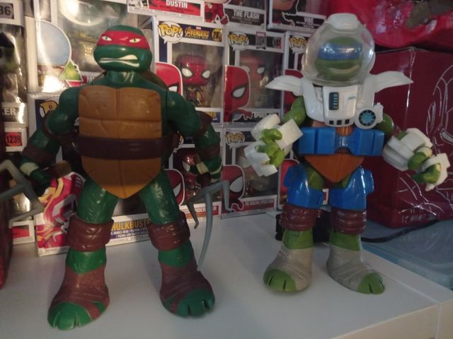 Tortugas Ninja: 2 figuras 30 cm