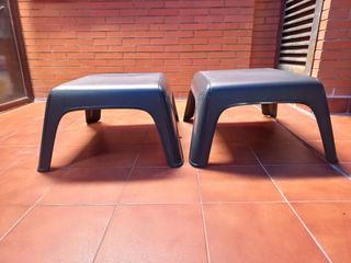 Conjunto 4 butacones y 2 mesas para terr