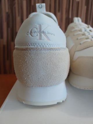 Calvin Klein Runner Sneaker Sock Laceup,