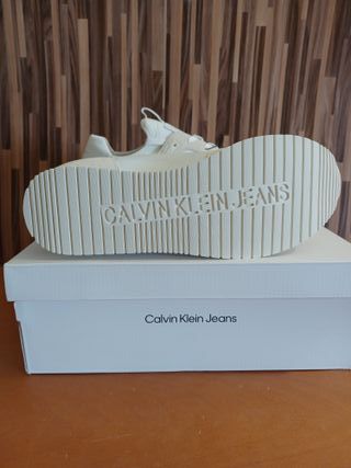 Calvin Klein Runner Sneaker Sock Laceup,