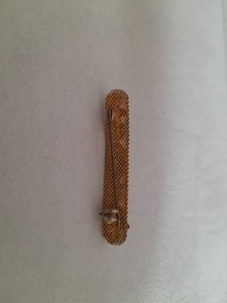 Spilla vintage color oro e blu