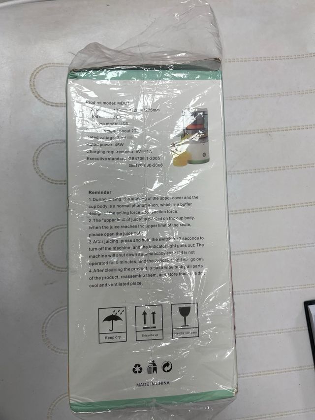 Exprimidor recargable