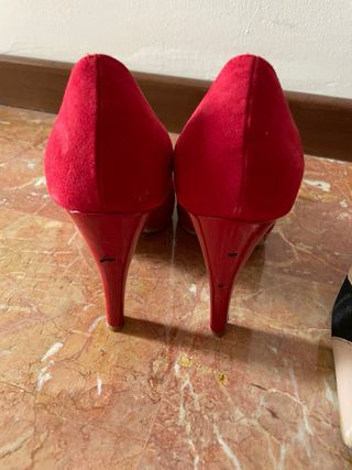 4 paia scarpe donna tacco alto usate
