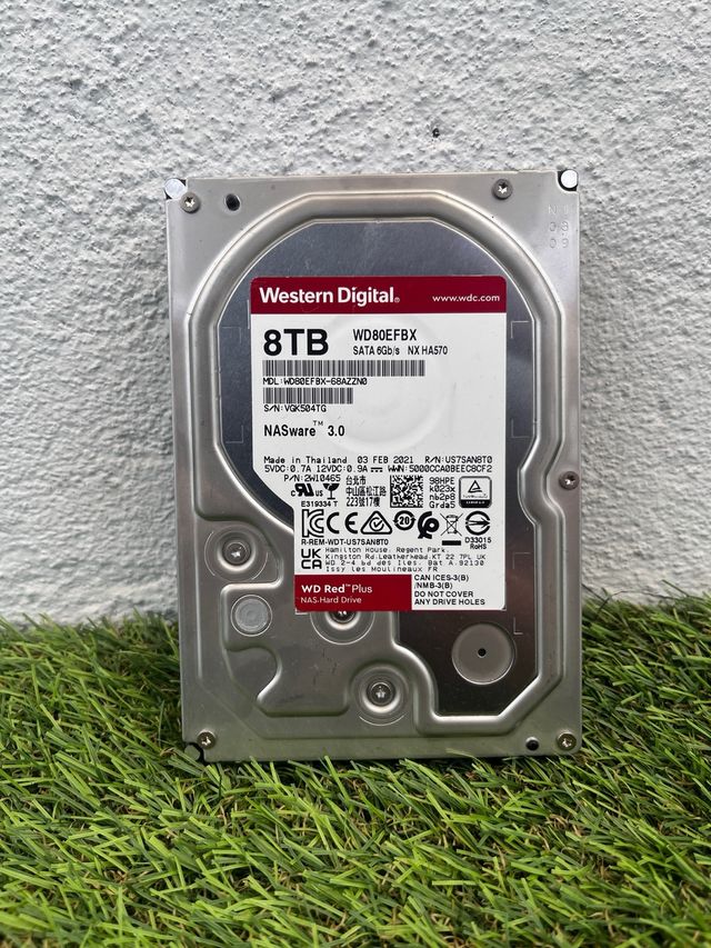 Disco Duro WD Red Plus 3.5" 8TB NAS SATA 3