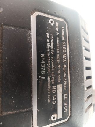 Motosierra poco usada,espadín de 55