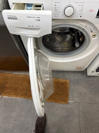 Lavadora hoover 9kg A+++ 14000 rpm exelente
