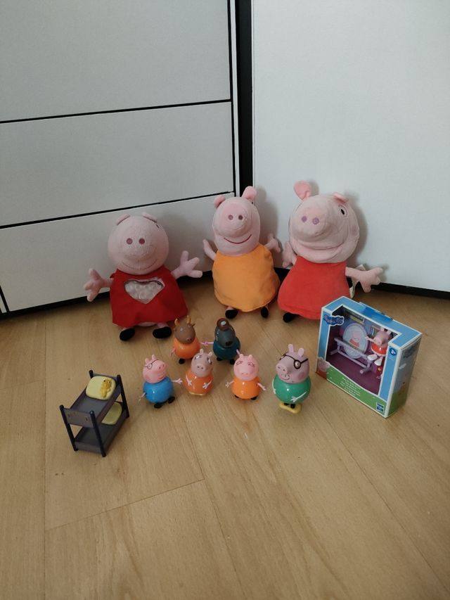 Peppa Pig peluches, bailarina, figuras