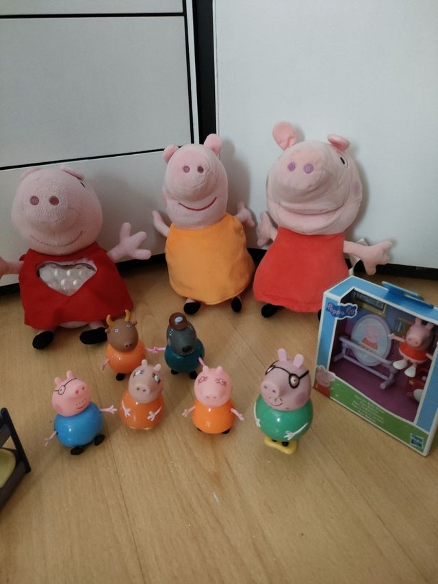 Peppa Pig peluches, bailarina, figuras