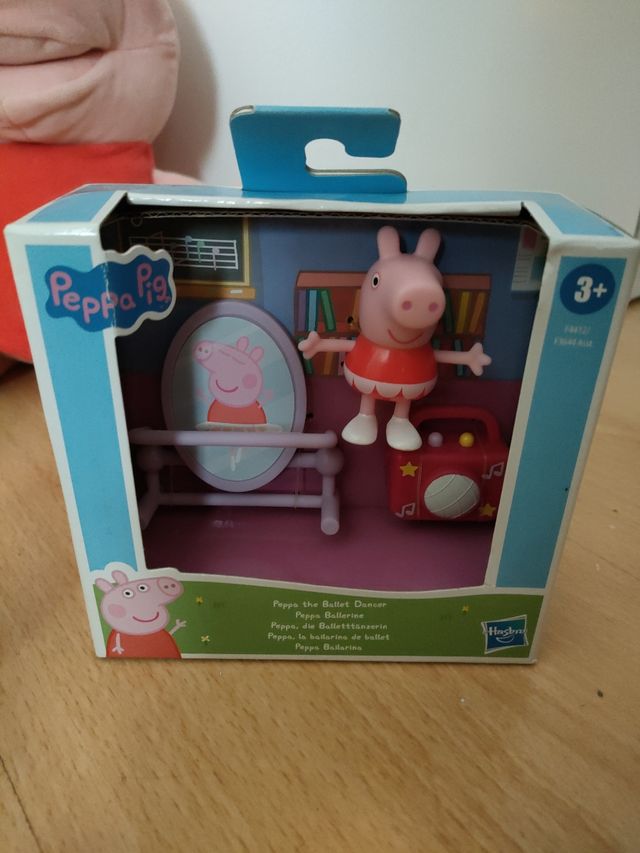 Peppa Pig peluches, bailarina, figuras