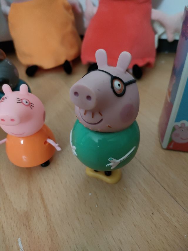 Peppa Pig peluches, bailarina, figuras