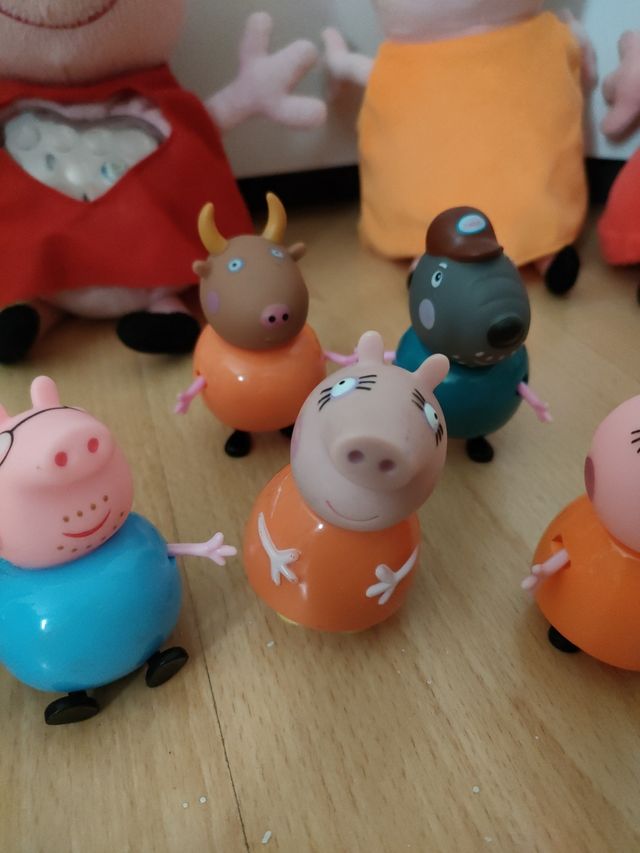 Peppa Pig peluches, bailarina, figuras