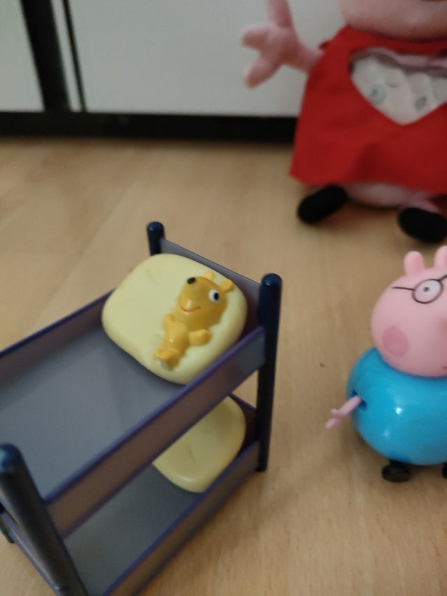 Peppa Pig peluches, bailarina, figuras