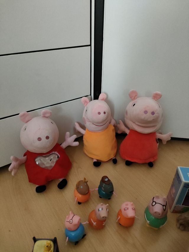 Peppa Pig peluches, bailarina, figuras