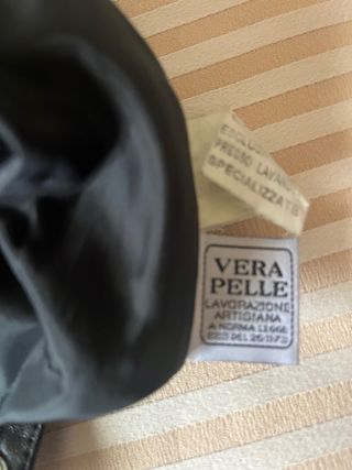 Gonna midi Vera Pelle nera