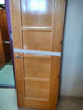 Puertas madera haya macizas