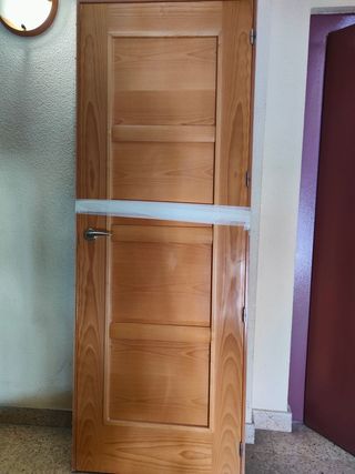 Puertas madera haya macizas