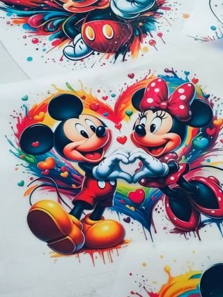 5 Stickers Minnie e Mickey Mouse