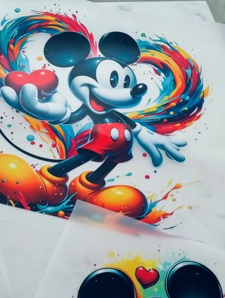 5 Stickers Minnie e Mickey Mouse