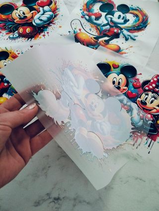 5 Stickers Minnie e Mickey Mouse