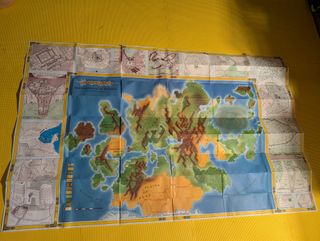 Mappa del Continente di Ansalon - mondo di Krynn