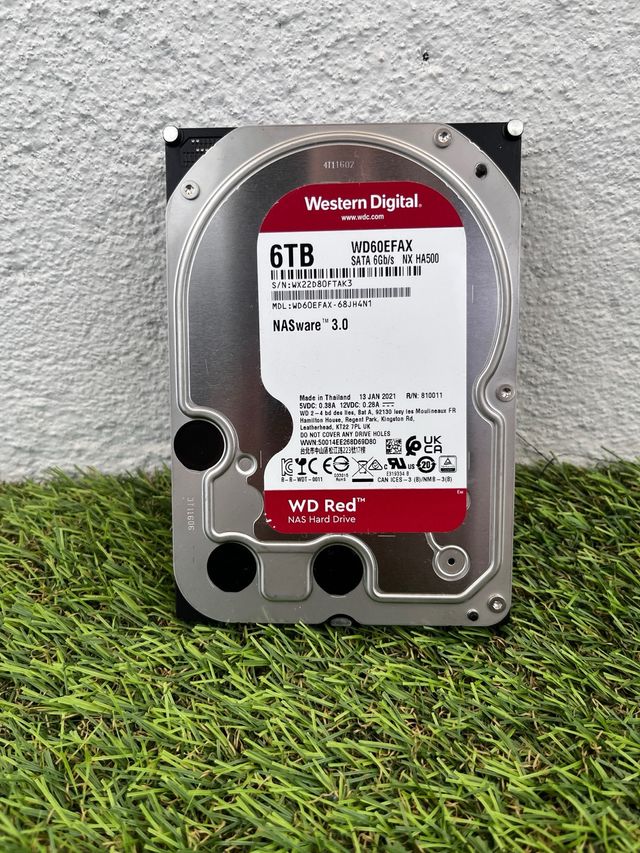 Disco Duro WD NAS Red 6TB SATA3