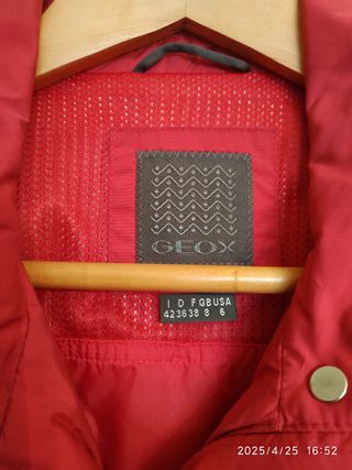 Chaqueta Geox roja T-4