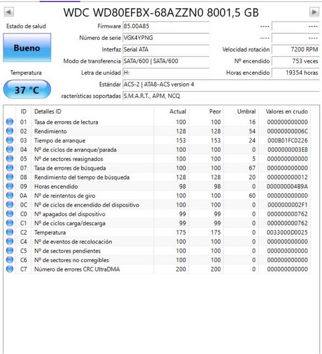 Disco Duro WD Red Plus 3.5" 8TB NAS SATA 3
