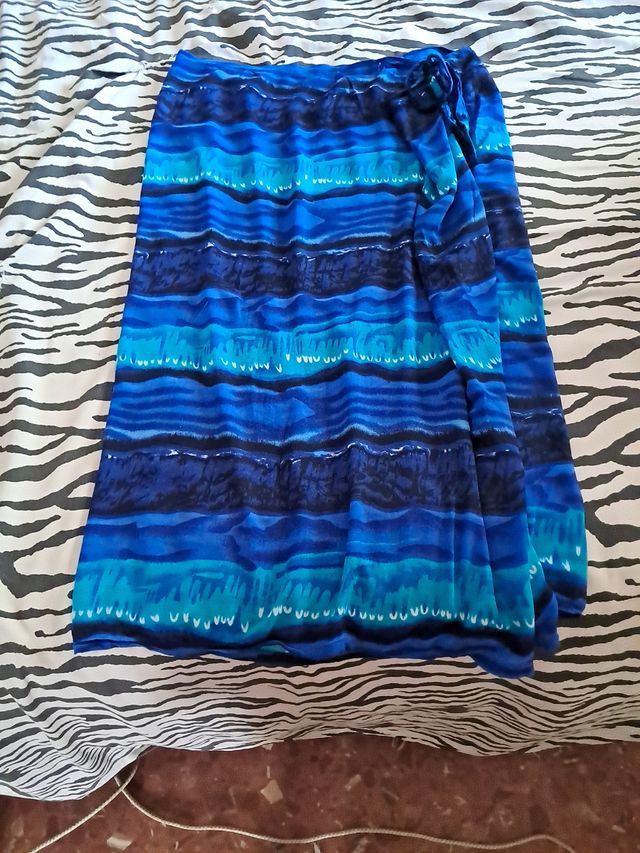 Falda pareo de algodón talla única