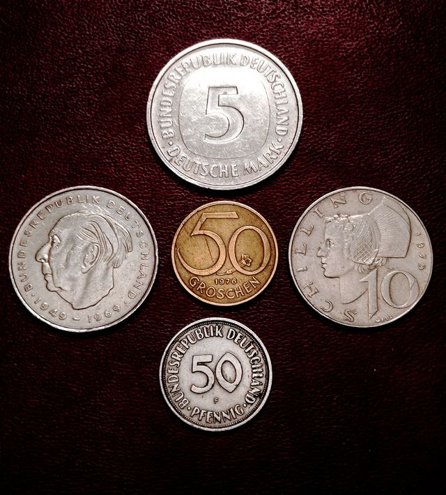 Monedas Alemania Austria