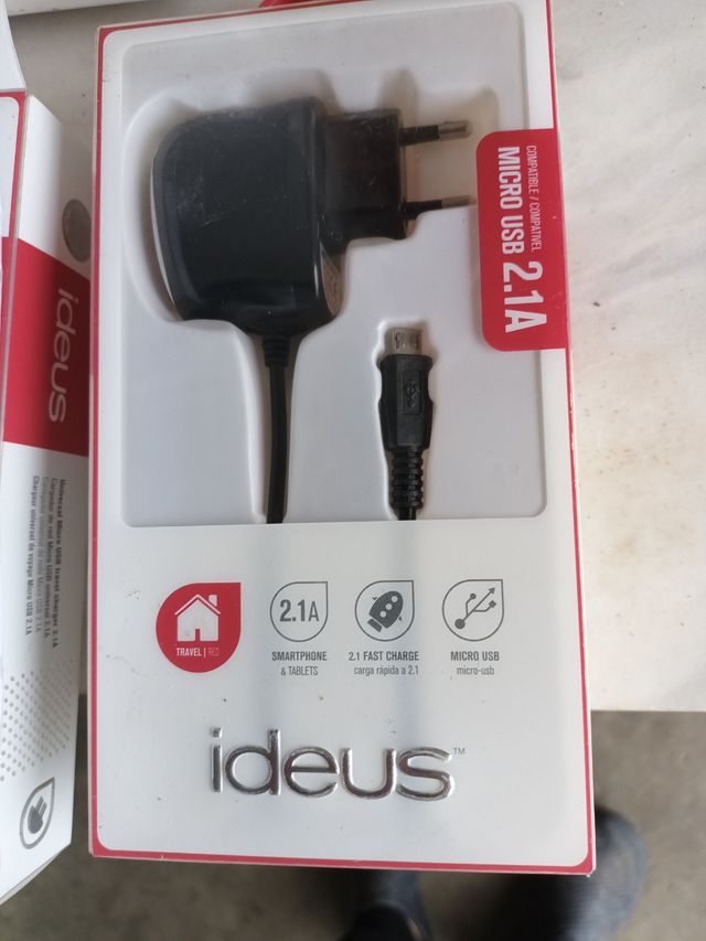 Cargadores MicroUSB Ideus (2 unidades)