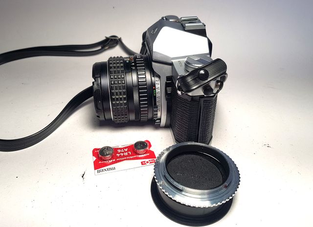 Pentax K2 con SMC PENTAX 1:1,4/50 mm