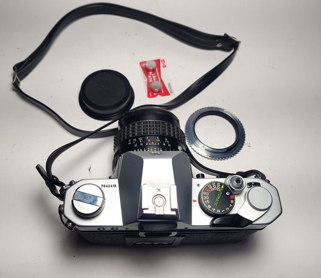 Pentax K2 con SMC PENTAX 1:1,4/50 mm