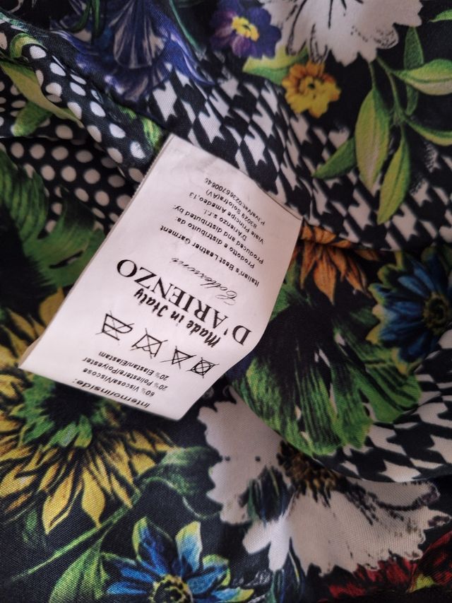 Giacca in pelle blu da donna