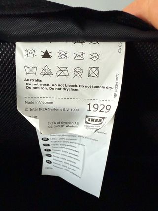 Caja almacenaje Skubb Ikea - Negra