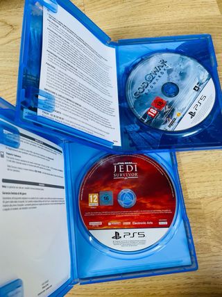 Jedi Survivor y God of war ps5