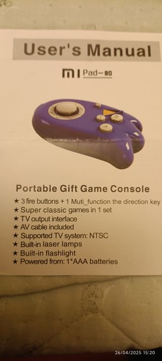 Consola mini retro nes MGP Slim station